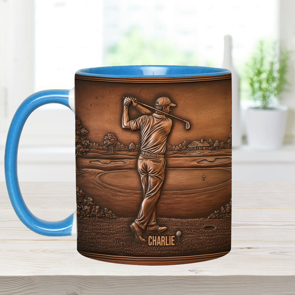 Le meilleur golfeur - Mug personnalisé sur le thème du golf