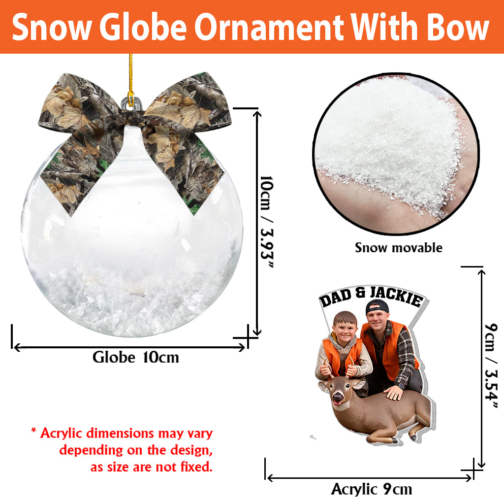 The Best Hunter - Personalized Hunting Premium 3D Ornament