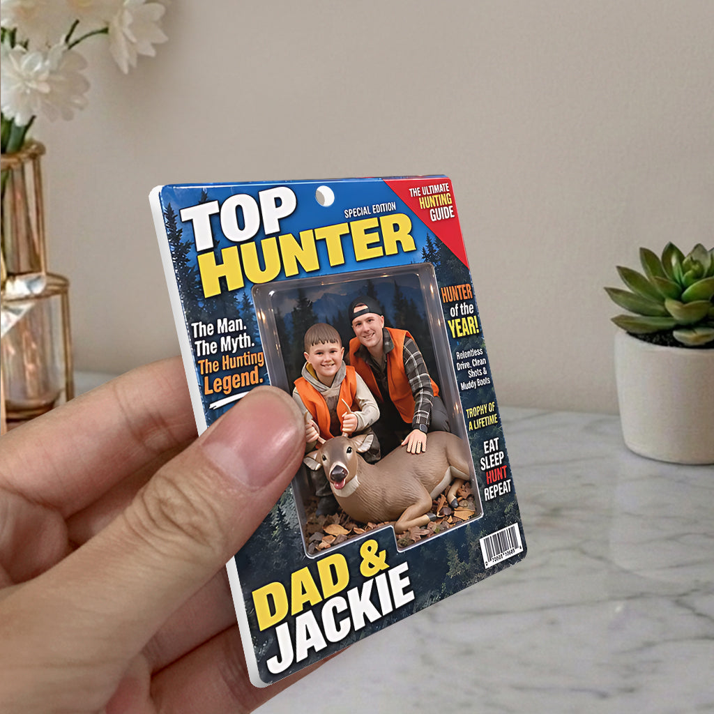 The Best Hunter - Personalized Hunting Premium 3D Ornament