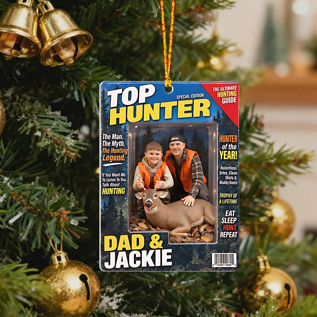 The Best Hunter - Personalized Hunting Premium 3D Ornament