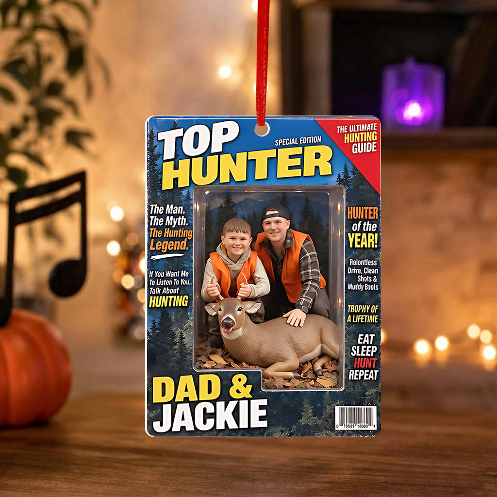 The Best Hunter - Personalized Hunting Premium 3D Ornament