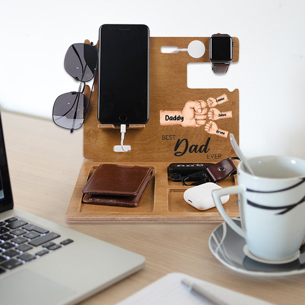 Best Dad Ever - Personalized Father Docking Station