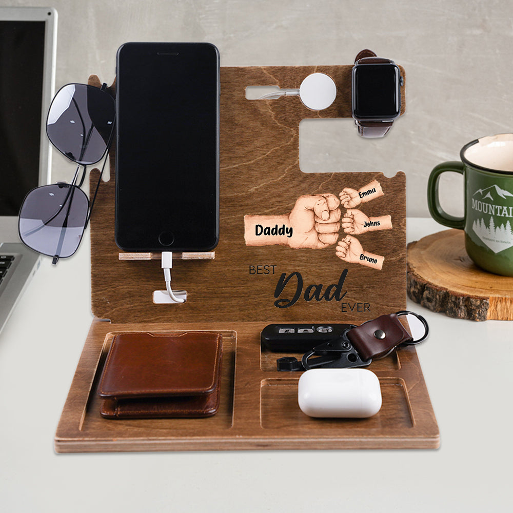 Best Dad Ever - Personalized Father Docking Station