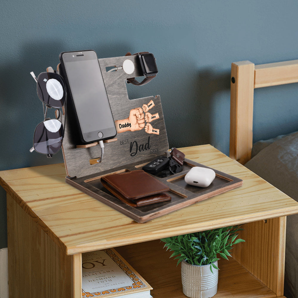 Best Dad Ever - Personalized Father Docking Station