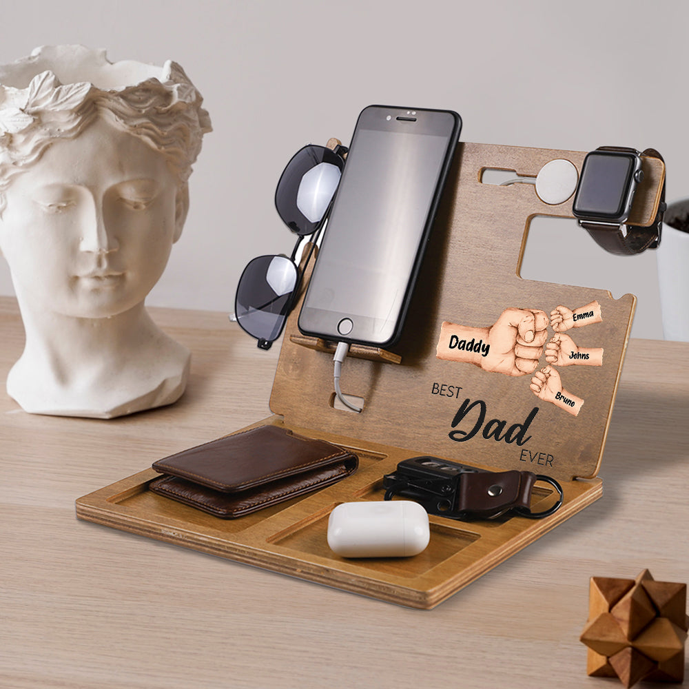 Best Dad Ever - Personalized Father Docking Station