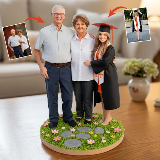 Créez un cadeau unique et symbolique avec une photo personnalisée : plaque acrylique sur mesure pour toute la famille.