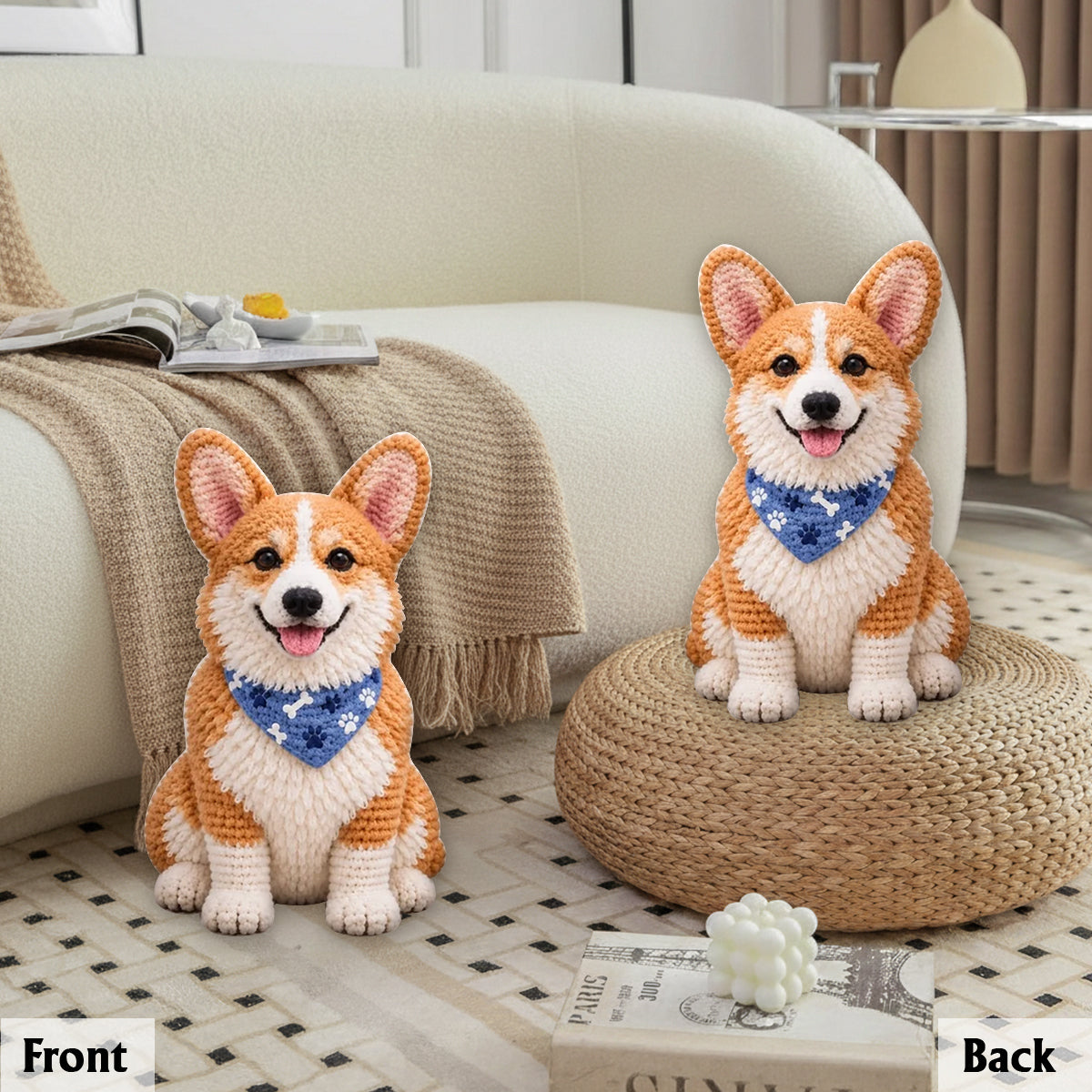 Dog Owner Gift - Personalized Dog Premium Faux Fur Pillow