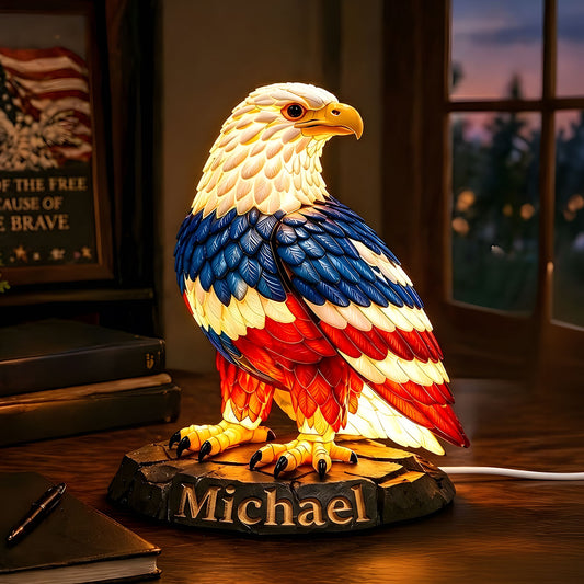 USA 250. Jubiläum - Personalisierte Patriot Acryl LED Nachtlicht