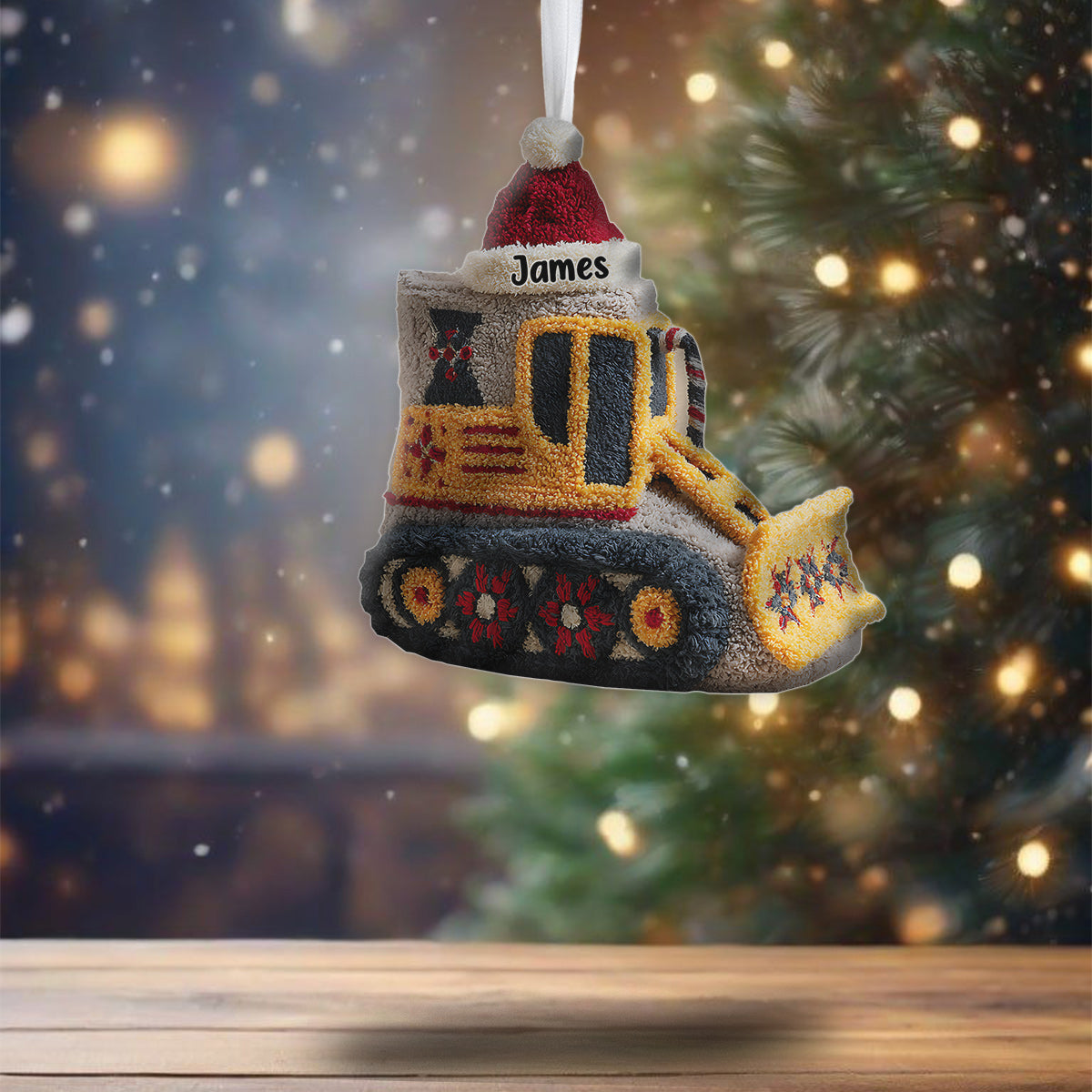 Bagger - Personalisierter Weihnachtsstrumpf in Kinderform