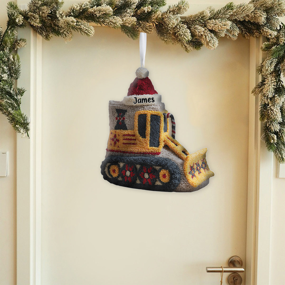 Bagger - Personalisierter Weihnachtsstrumpf in Kinderform