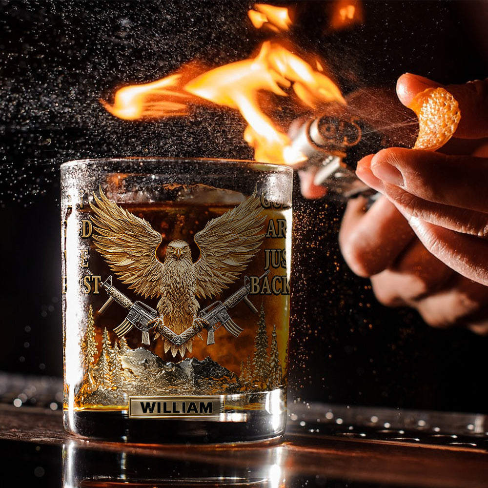 En Dieu nous avons confiance - Verre à whisky chrétien personnalisé
