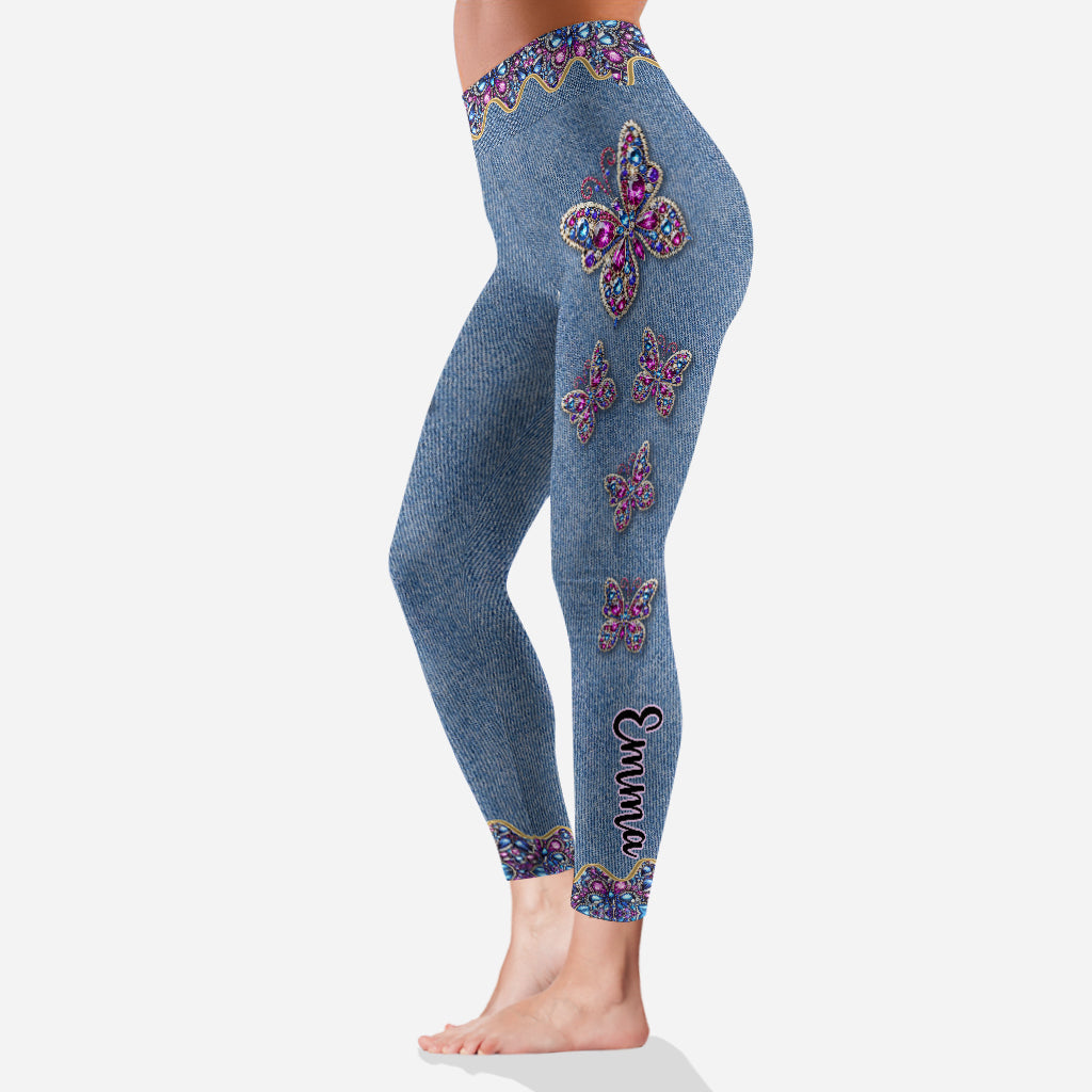 Magnifique papillon - Leggings papillon personnalisés
