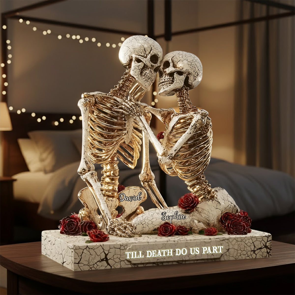 From Our First Kiss To Our Last Breath - Personalized Couple Custom Shaped Acrylic Plaque