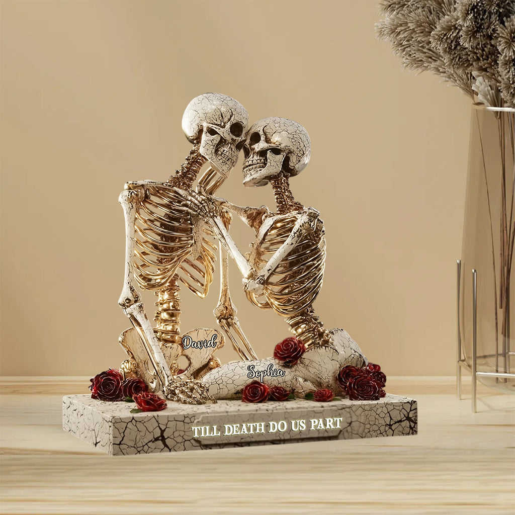 From Our First Kiss To Our Last Breath - Personalized Couple Custom Shaped Acrylic Plaque