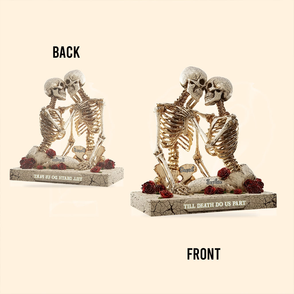 From Our First Kiss To Our Last Breath - Personalized Couple Custom Shaped Acrylic Plaque