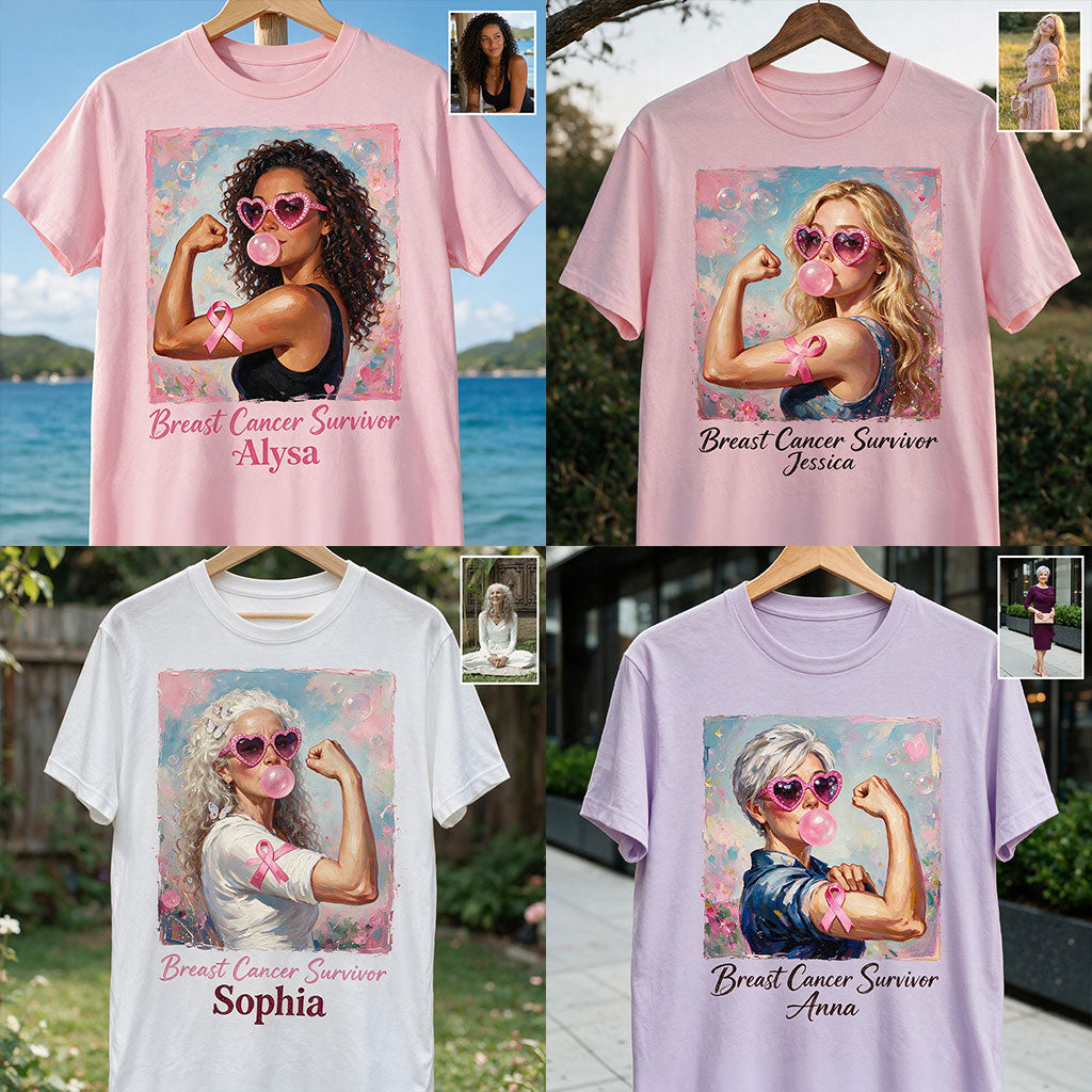 We Can Fight It! - Personalized Breast Cancer Awareness All Over Shirt