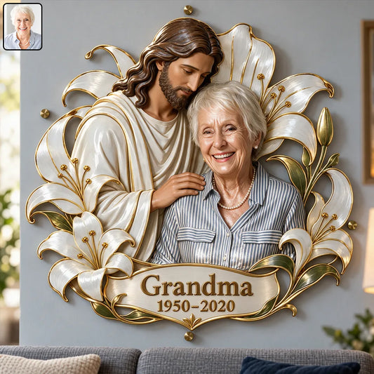 Gedenkgeschenk - Personalisierte 3D-gedruckte Metalltafel