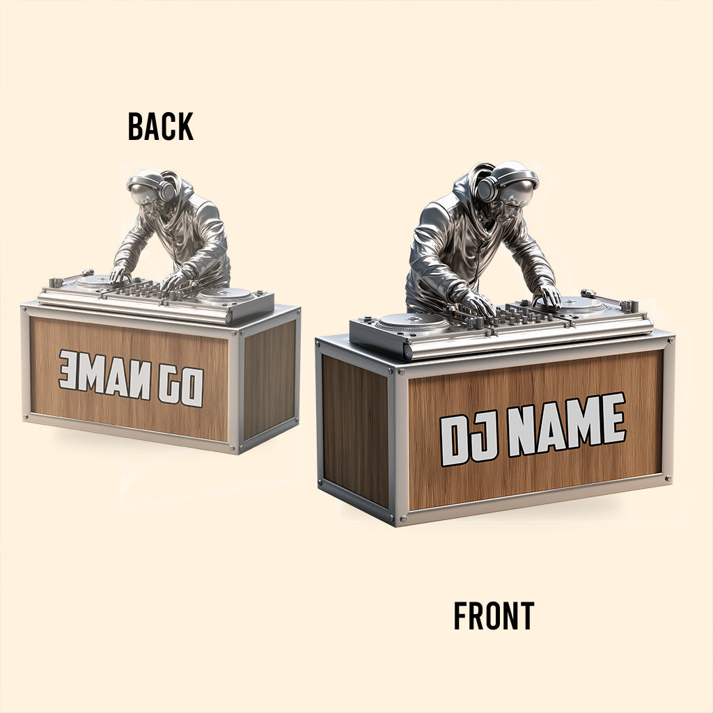 Cool DJ – Personalisierte DJ-Acrylplakette in individueller Form