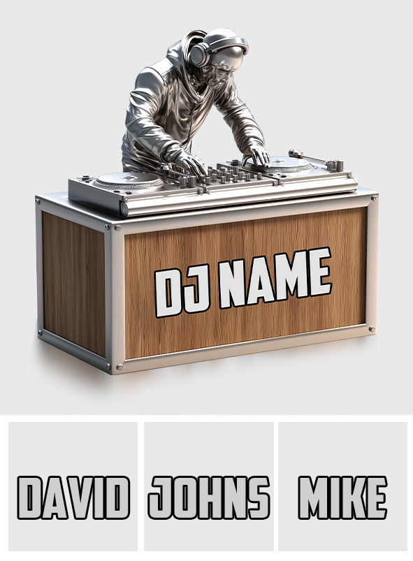 Cool DJ – Personalisierte DJ-Acrylplakette in individueller Form
