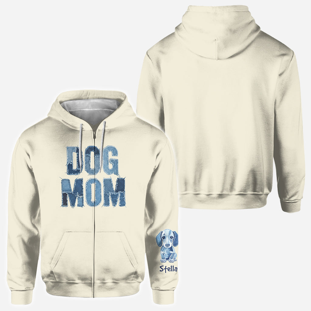 Hundemama - Personalisiertes T-Shirt mit Hundemotiv