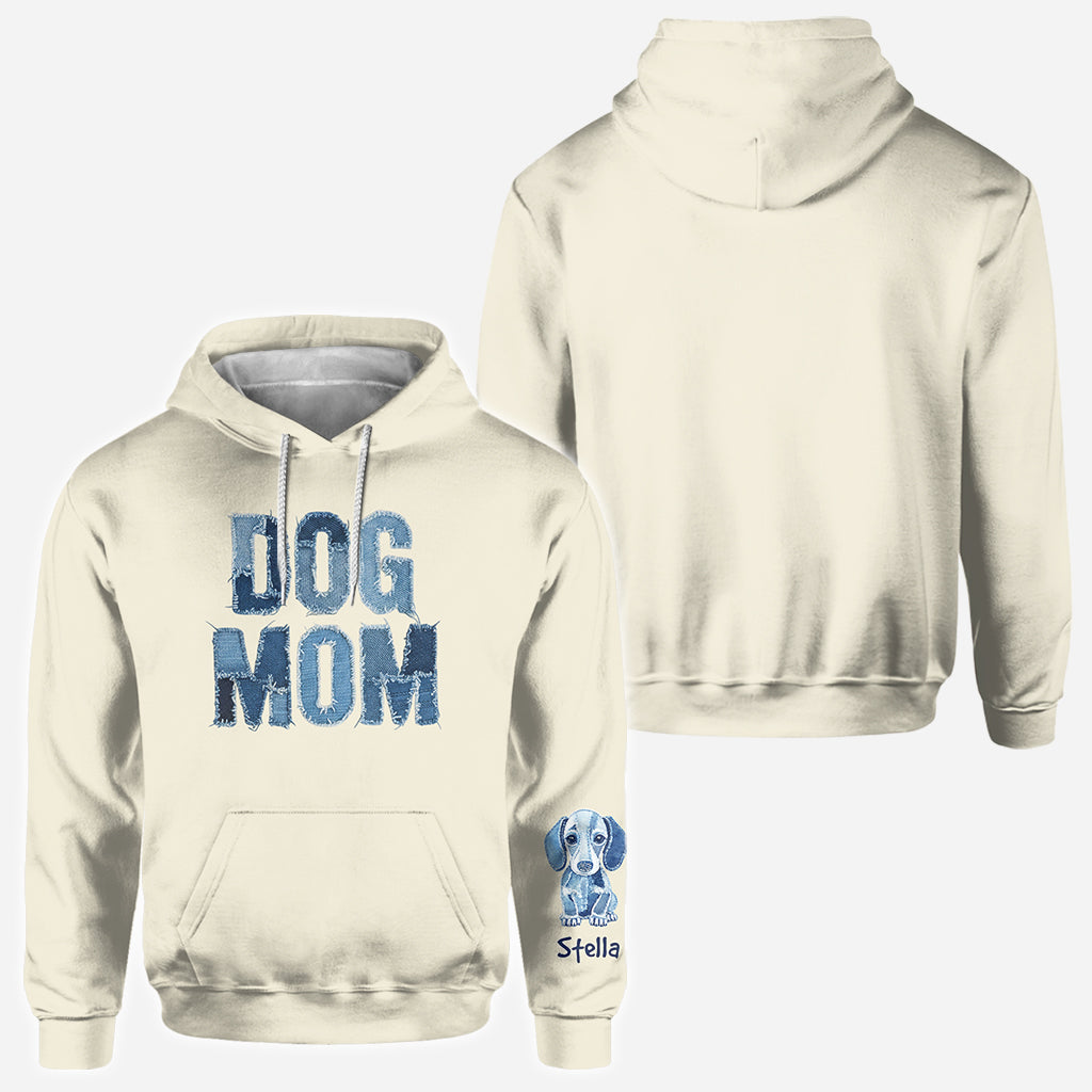 Hundemama - Personalisiertes T-Shirt mit Hundemotiv
