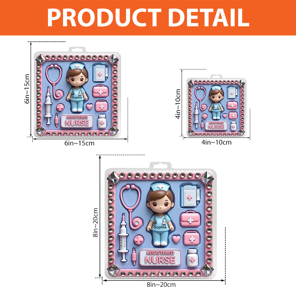Nurse Life - Personalized Nurse Custom Shaped Acrylic Plaque