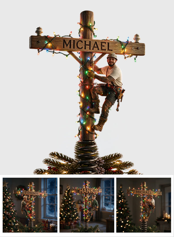 Illuminez Noël - Couronne LED Personnalisée pour le Sapin