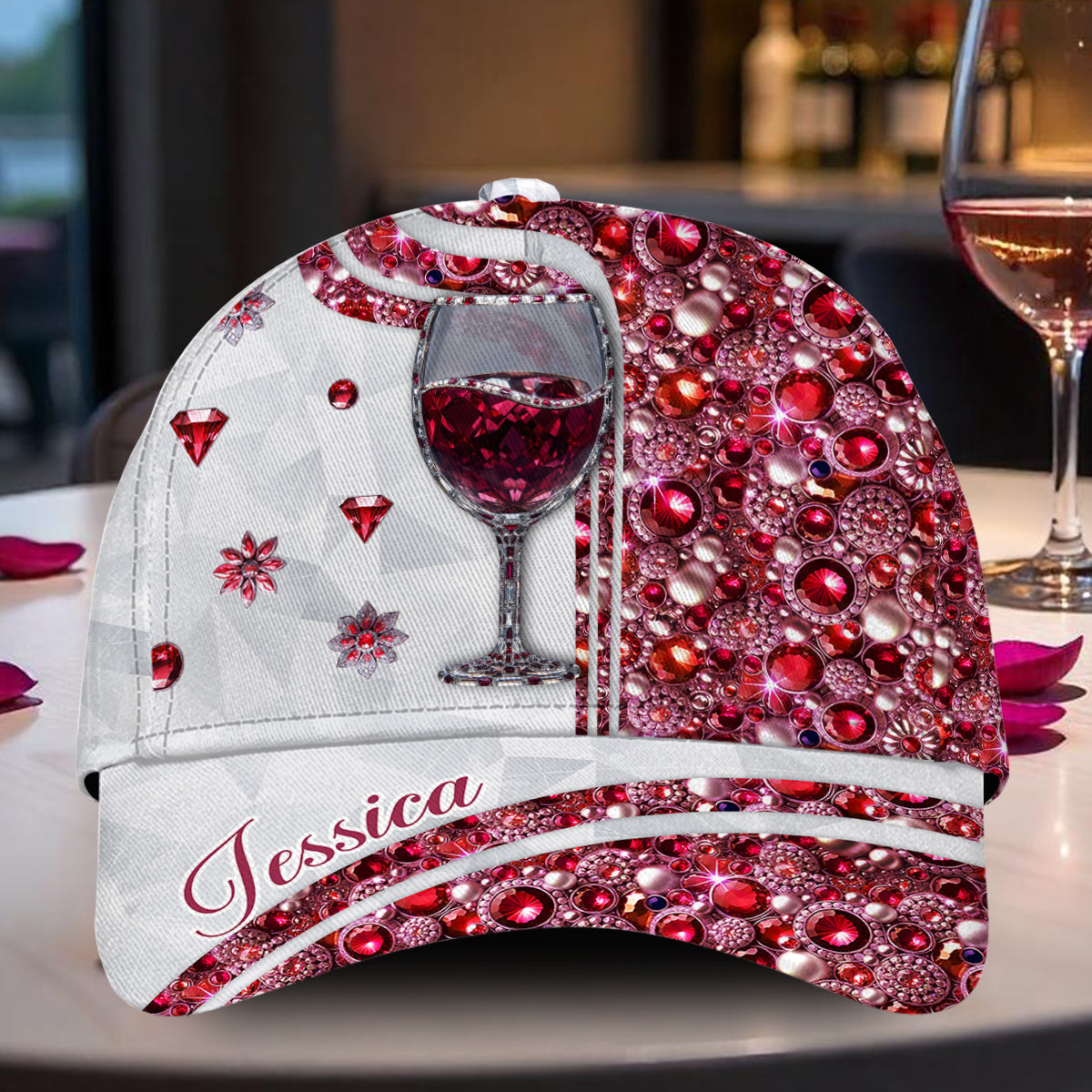 Juste une fille qui aime le vin - Bouchon de bouteille de vin classique personnalisé