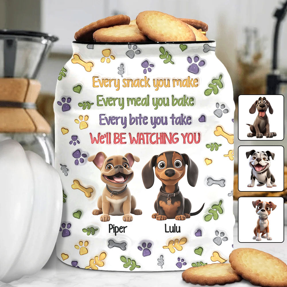Jeder Snack, den du zubereitest – personalisierte Hundekeksdose