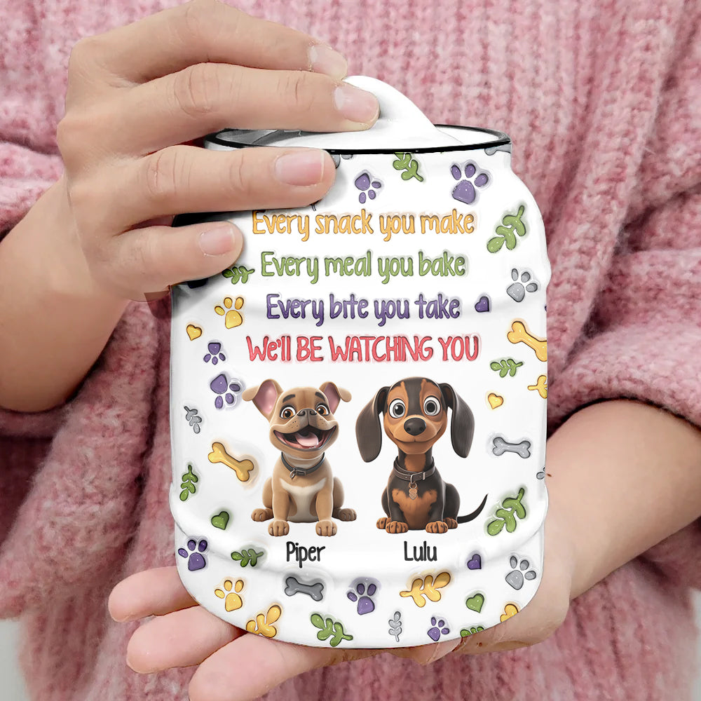 Jeder Snack, den du zubereitest – personalisierte Hundekeksdose