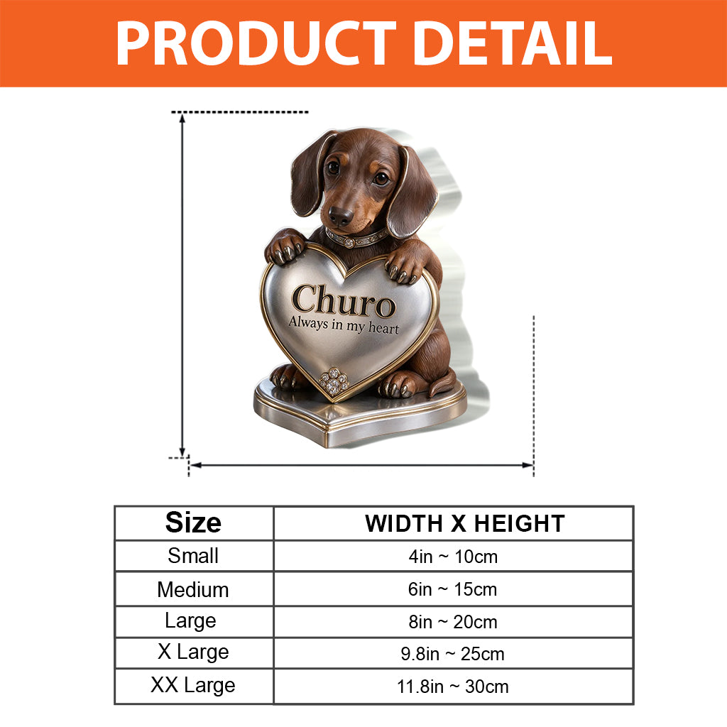 Cadeau Personnalisé pour Amoureux des Chiens, Portrait de Petit Animal, Cadeau Unique pour Parents de Chiens, Mémorial pour Animaux, Plaque Acrylique Personnalisée