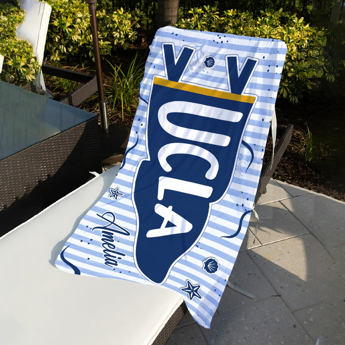 Back To School - Personalized Teacher Quick-dry Beach Towel/ Bath Towel