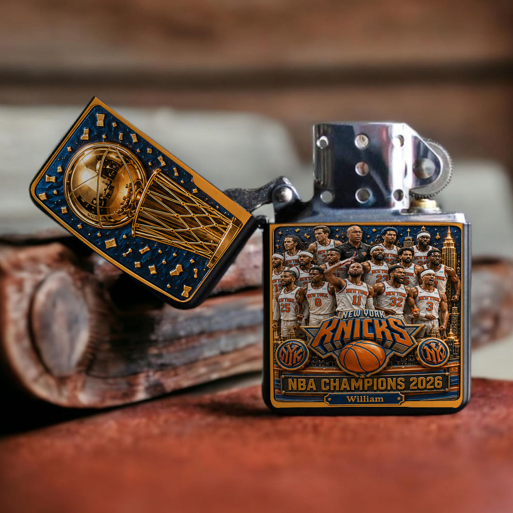 New York Basketball Champions - Personalized Trending Lighter