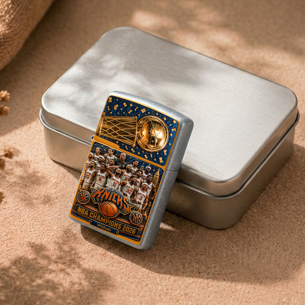 New York Basketball Champions - Personalized Trending Lighter