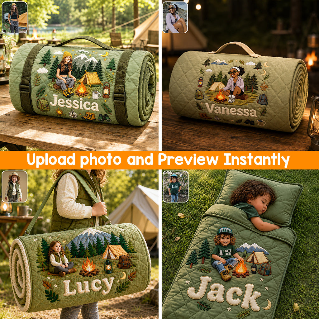 Camp Life - Personalized Camping Nap Mat