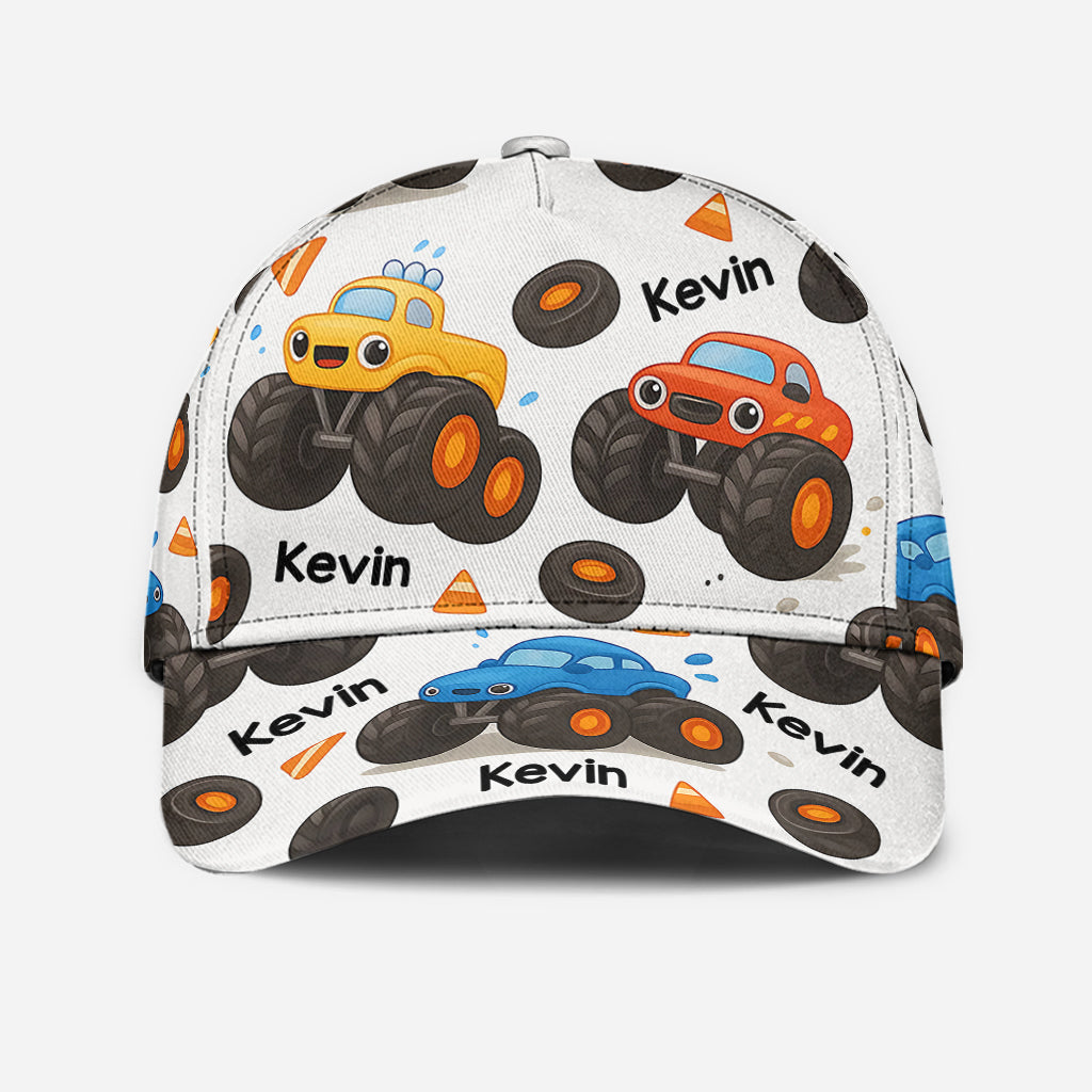 Monster Truck – Niedliches Kindergeschenk – Personalisierte klassische Kinderkappe