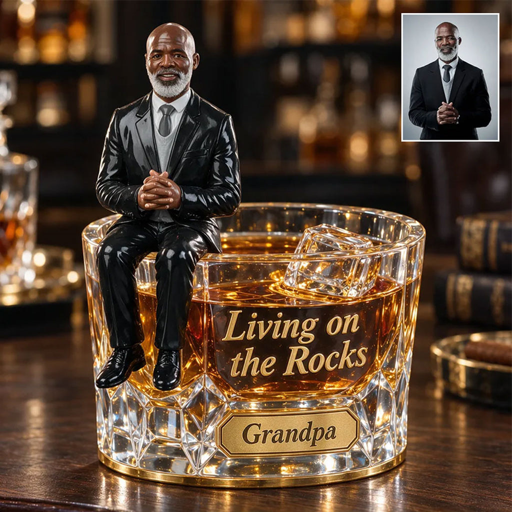 Whiskey Lovers, Gift for Man - Personalized Whisky Custom Shaped Acrylic Plaque