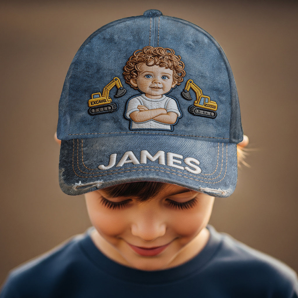 Personalisierte Foto - Klassische Kinderkappe