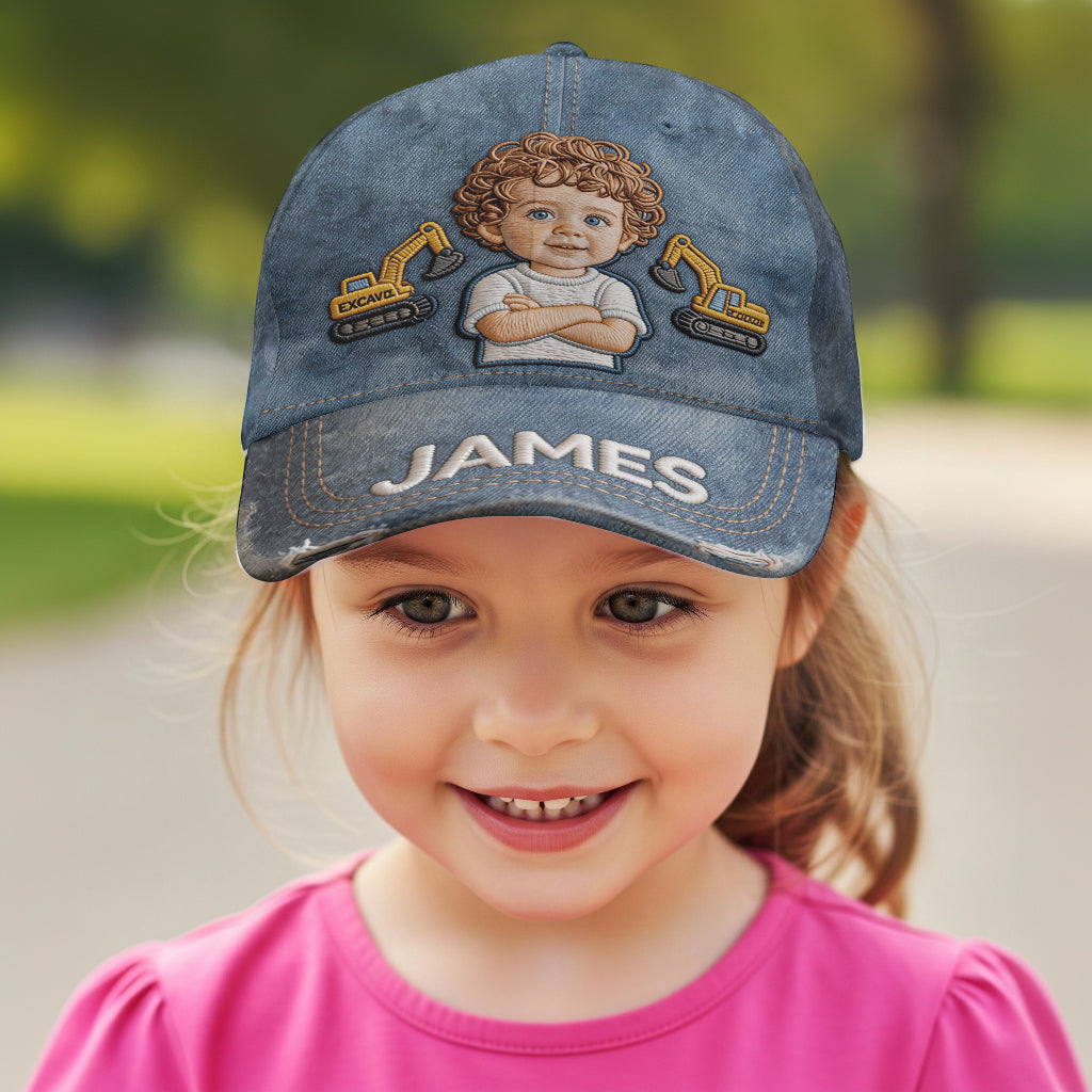 Personalisierte Foto - Klassische Kinderkappe