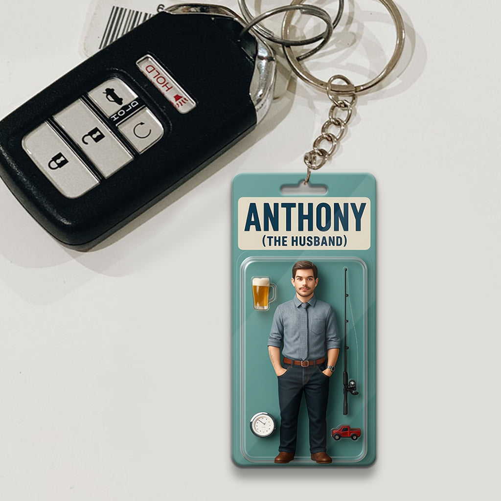 Custom Figure From Photo - Personalized Couple Keychain