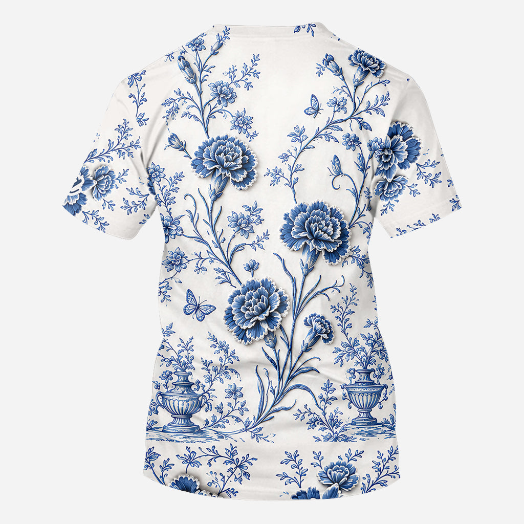 Geburtsblume - Personalisierte Selbstliebe All Over Shirt