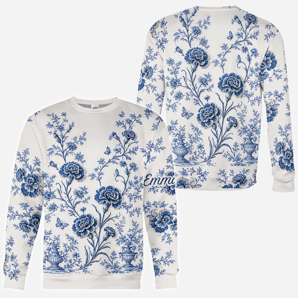 Geburtsblume - Personalisierte Selbstliebe All Over Shirt
