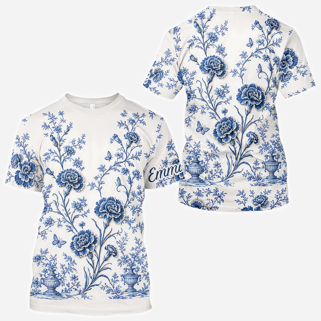 Geburtsblume - Personalisierte Selbstliebe All Over Shirt