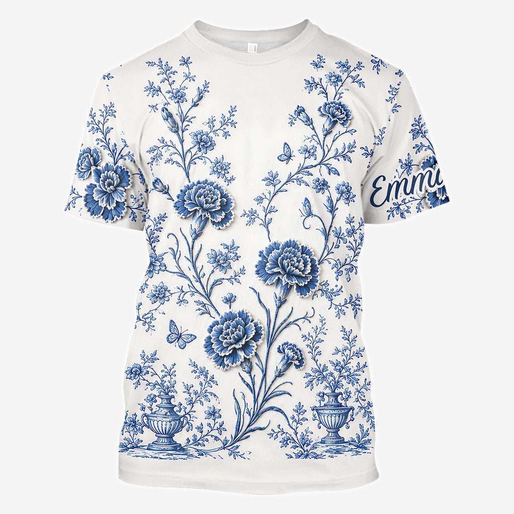 Geburtsblume - Personalisierte Selbstliebe All Over Shirt