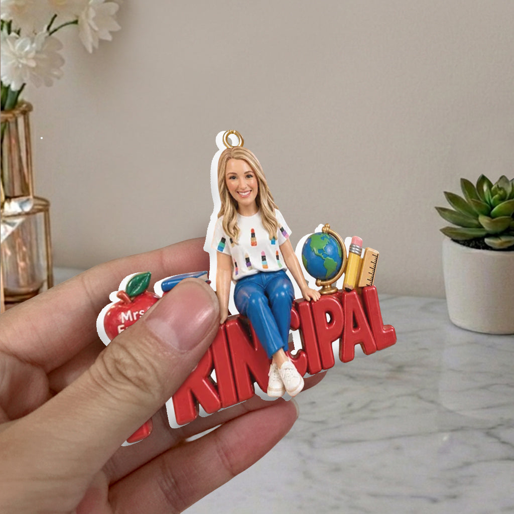 Teacher Life - Personalized Teacher Premium 3D Ornament