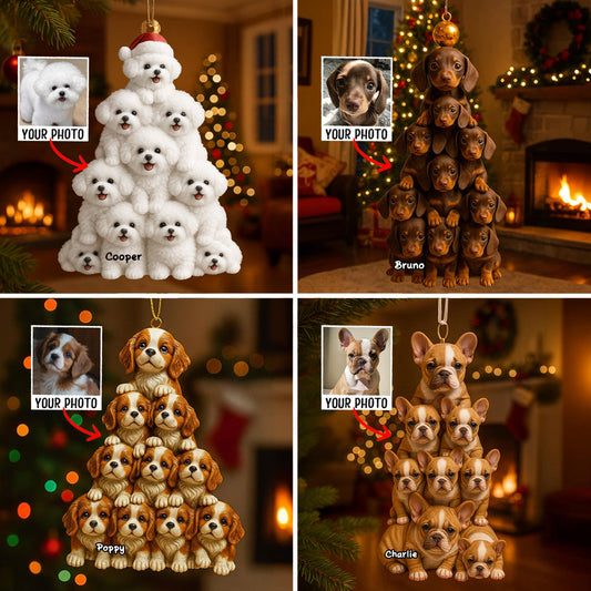 Chien de Noël - Ornement de Noël personnalisé pour chien