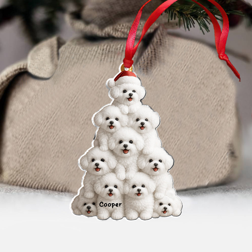 Chien de Noël - Ornement de Noël personnalisé pour chien