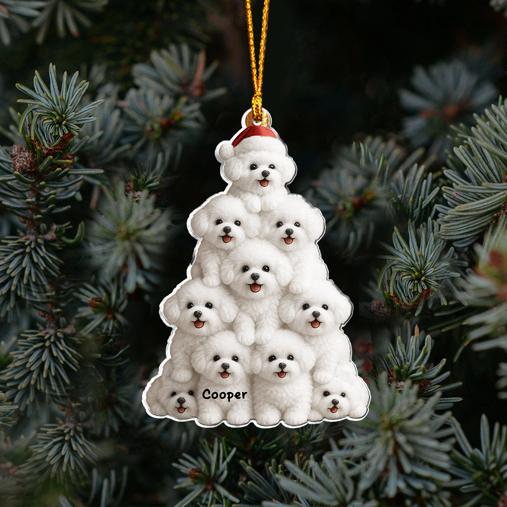 Chien de Noël - Ornement de Noël personnalisé pour chien