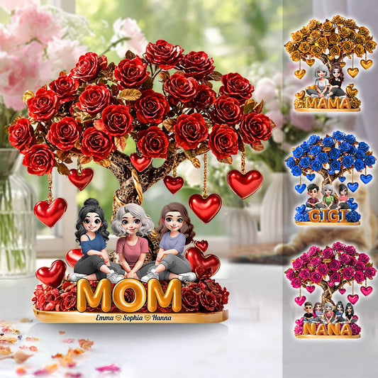Best Mom Ever - Personalized Mother Custom Shaped Acrylic Plaque