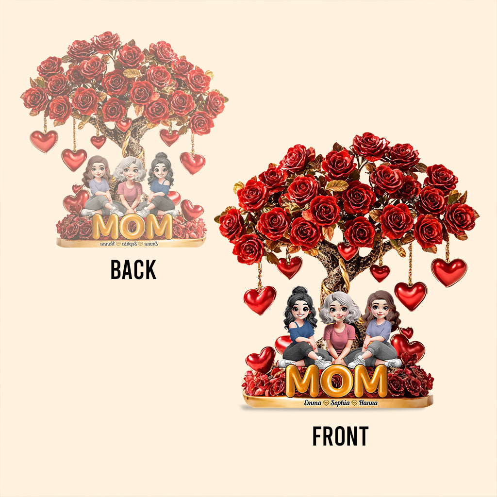 Best Mom Ever - Personalized Mother Custom Shaped Acrylic Plaque